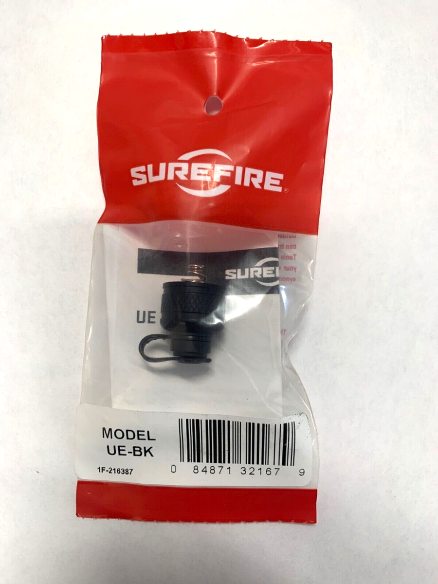 Surefire UE-BK Black Replacement Rear Cap/Tail Cap for M300 M600