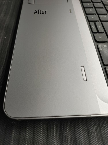 Cubierta de recubrimiento para computadora portátil HP ProBook 650 G2 sin contacto con textura negra + reposamanos - Imagen 8 de 10