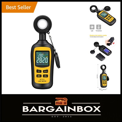 Compact Handheld Lux Meter with LCD Display for Accurate Light Measurement