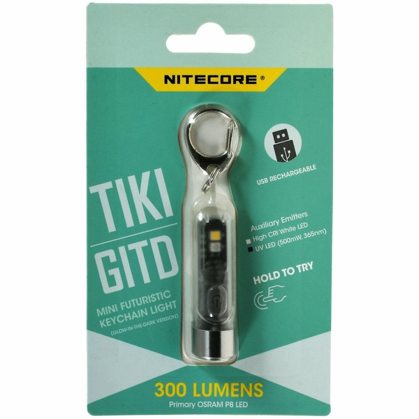 SchlüSselanhäNger-Taschenlampe Nitecore Tiki Gitd - Glow In The Dark Mit USB-C-image