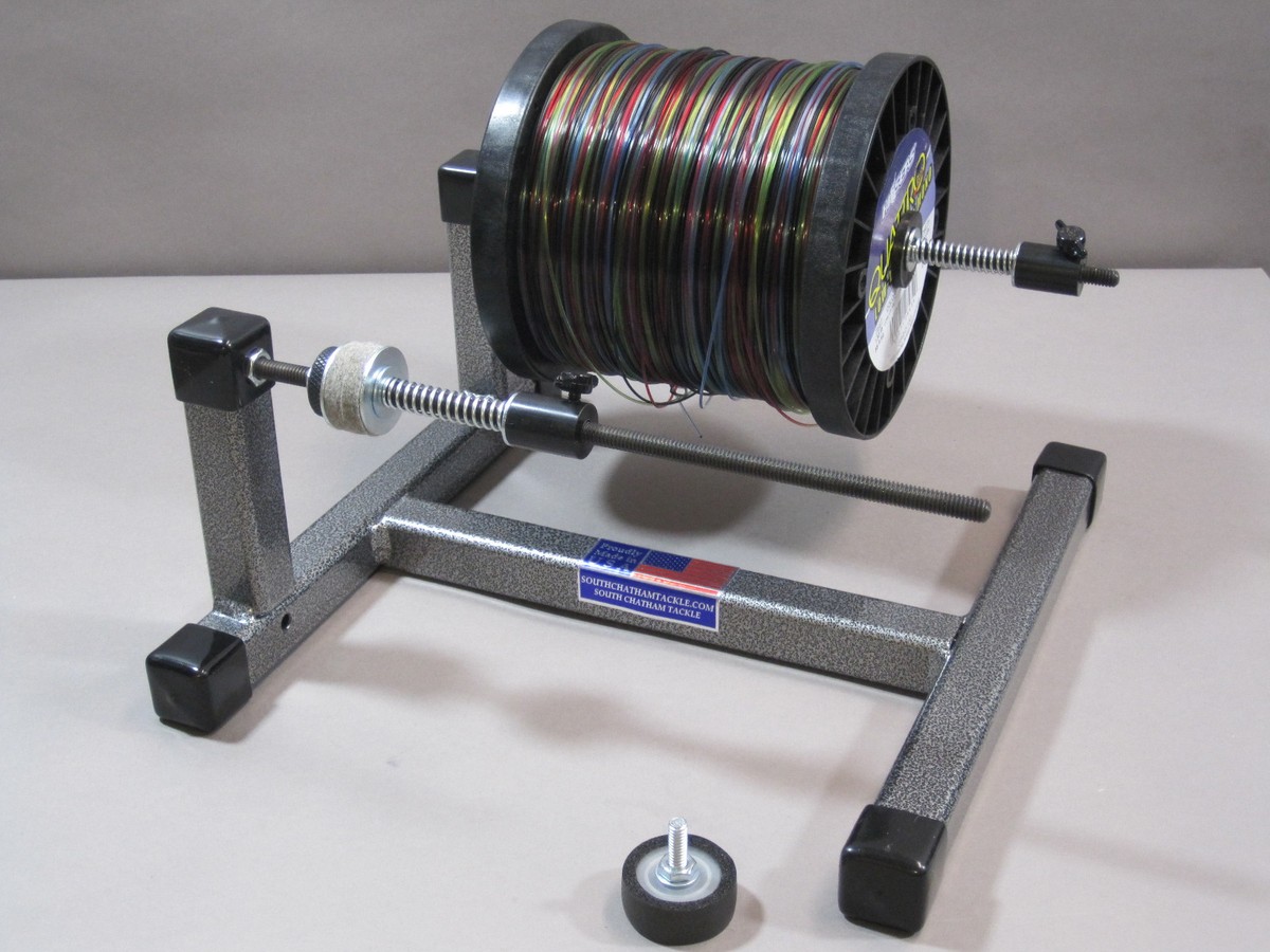 Super Spooler Holder/Winder in Silver/Black Text for fishing line, Line Spooler | eBay Super Spooler Holder/Winder in Silver/Black Text for fishing line, Line Spooler | eBay