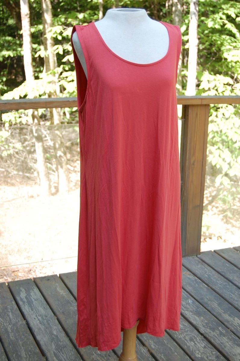 chicos orange dress Chicos Zenergy Drawstring Waist Dress Womens Size 3 16 XL Orange J7E