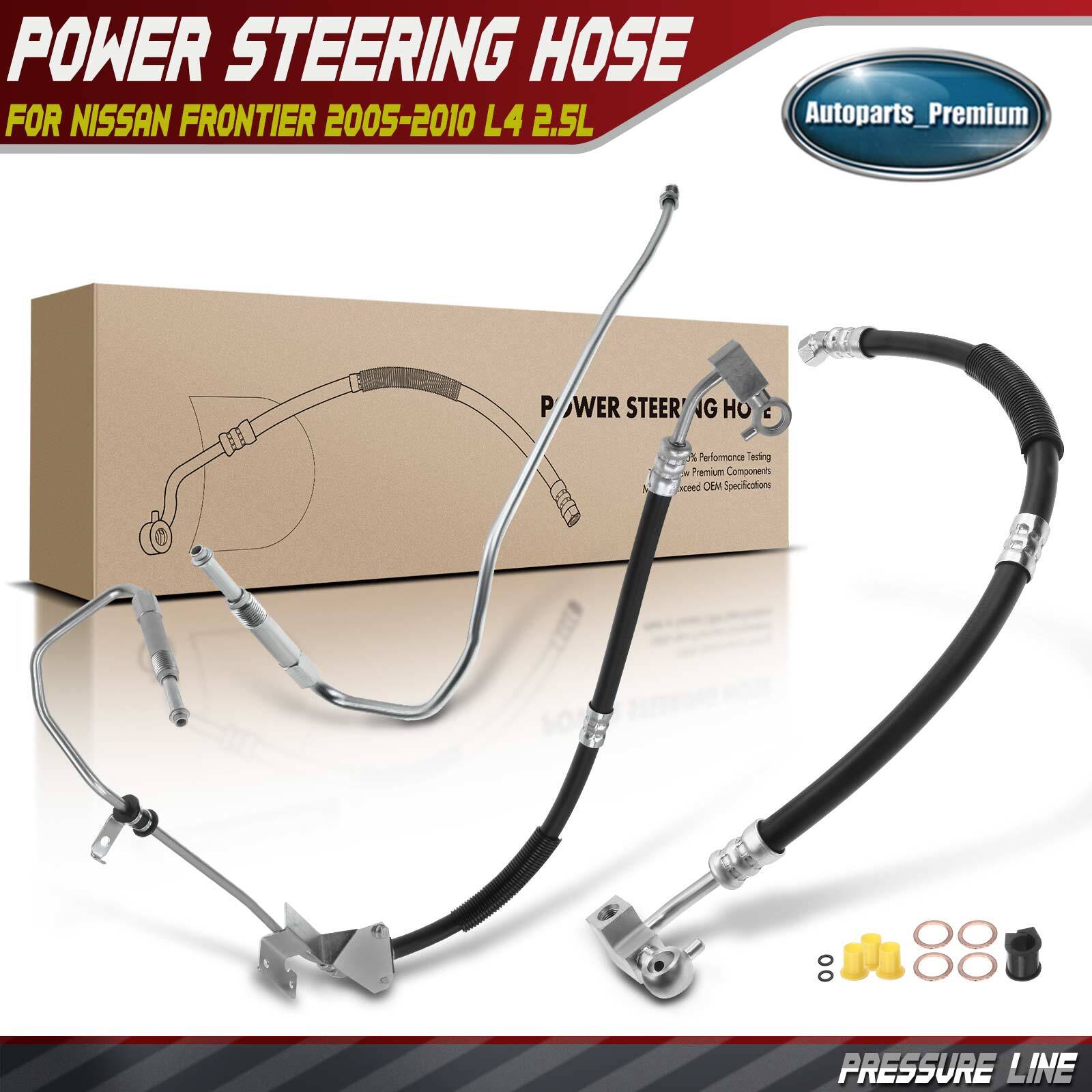3x Power Steering Pressure Hose Assembly for Nissan Frontier 2005-2010 L4 2.5L