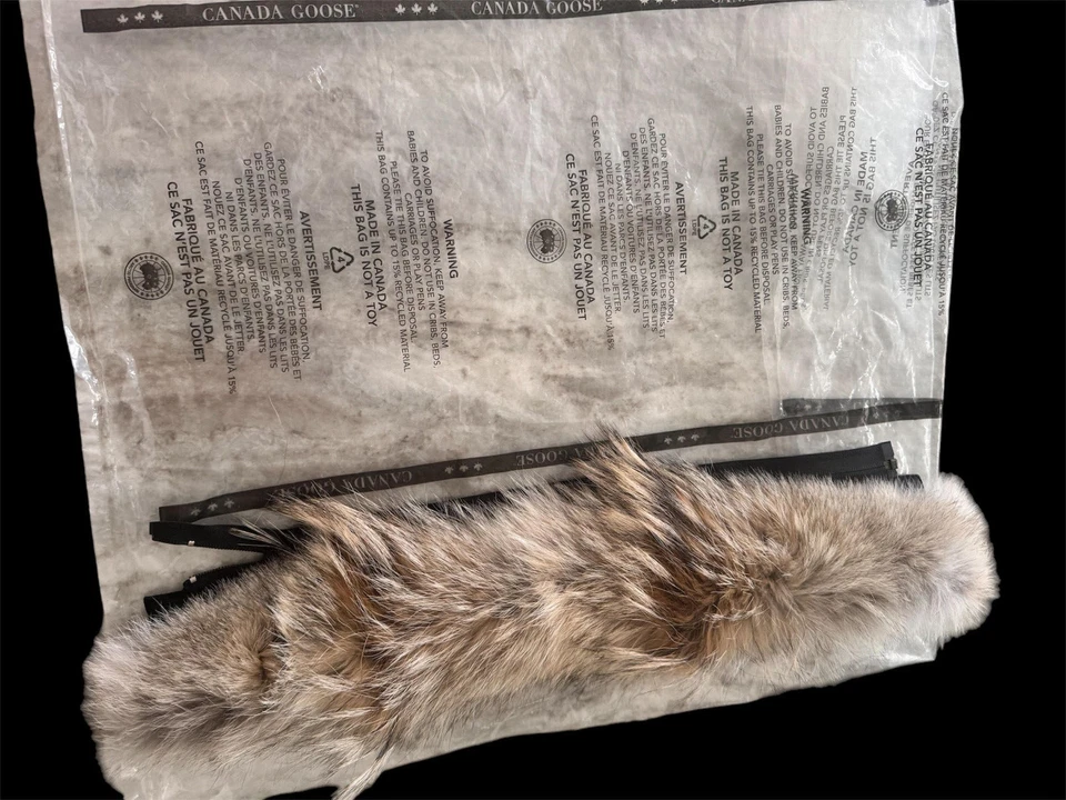 Canada Goose Coyote Replacement Fur23"for  NEW AND OLD Jacket  Coyote Fur Trim - Image 2 of 4