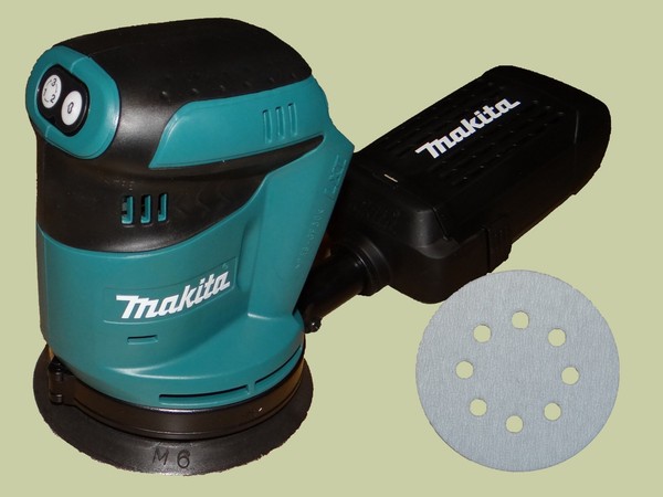 Makita 18V Akku Exzenterschleifer 125Mm DBO180Z Solo Ohne Akku Im Karton-image