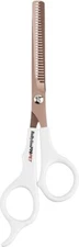 BABYLISS PRO PREMIUM PET 6" WHITE ROSE GOLD TITANIUM THINNING SHEARS - BRAND NEW