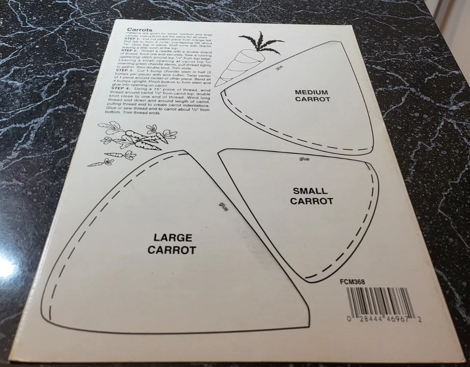 AC21 FIBRA ARTESANAL 1993, FOLLETO PATRÓN CROCHET COLA DE ALGODÓN ZANAHORIA Foto 2 de 2