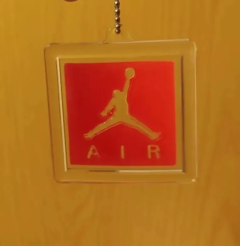 Red shop tag keychain