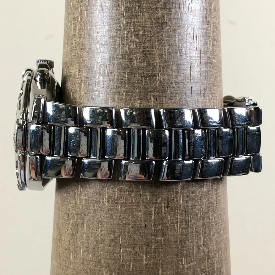 Reloj Markus Rubí Poseidón Hombre Vestido 8 Diamantes Cronógrafo Cuarzo 37mm 7 1/2" Foto 3 de 4