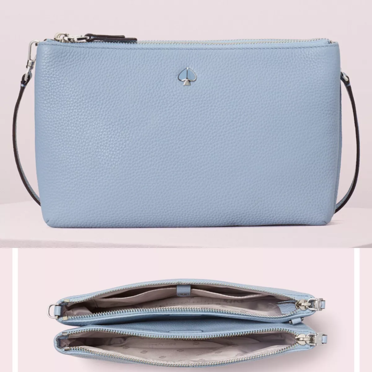 Medium polly leather crossbody bag hot sale