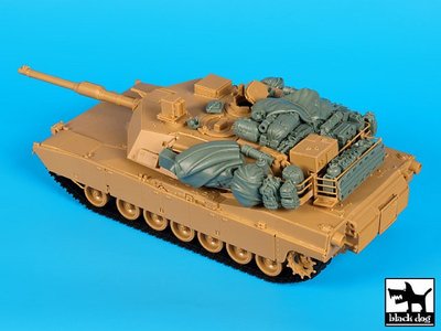 Black Dog 1/35 M1A1 Abrams Tank Stowage and Accessories Set (for Dragon) T35154