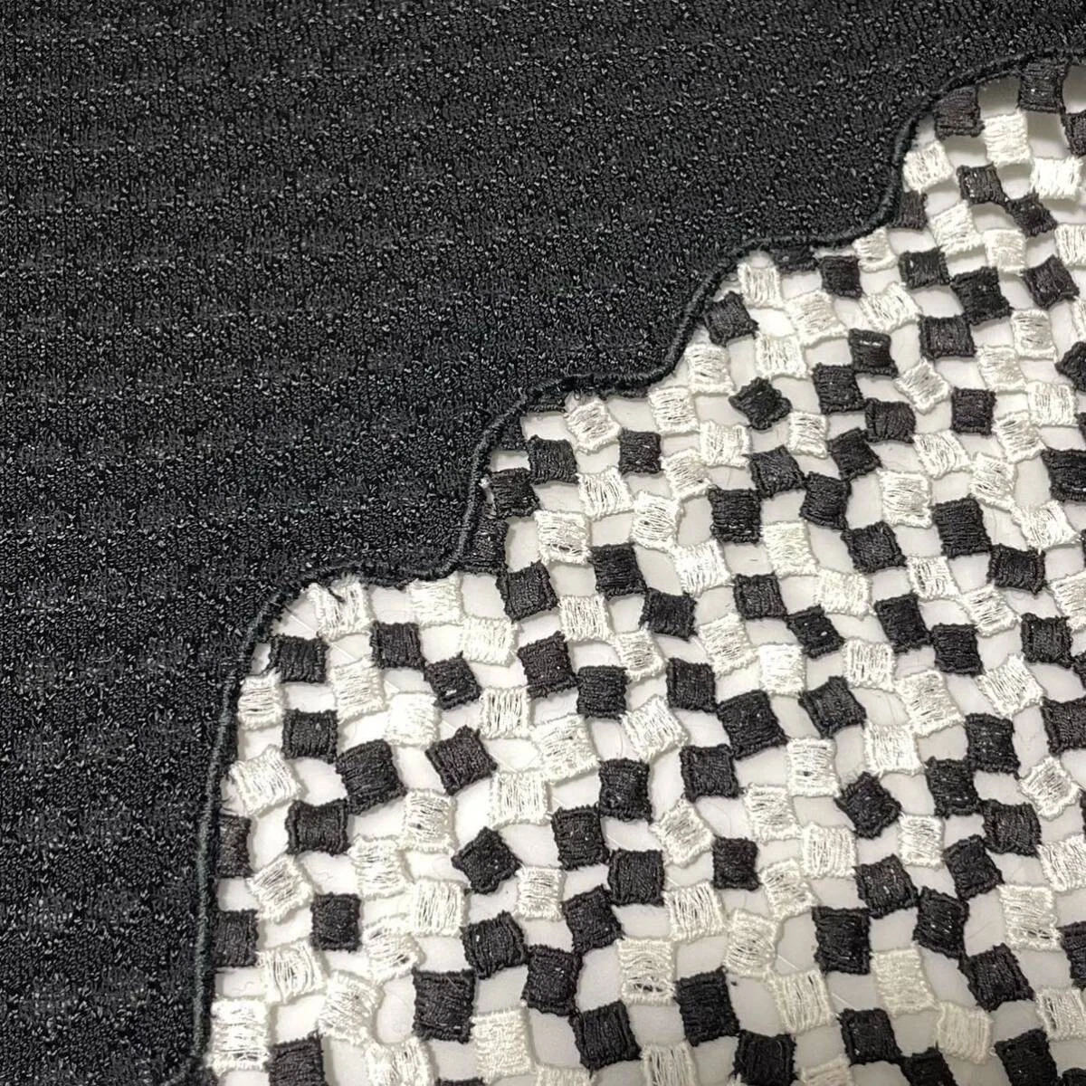 Autentico cardigan Runway CHANEL risvolto fumo manica lunga lavorata a maglia 36 nero