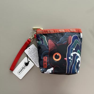 Lesportsac Strangecat Mermaid Medium Wristlet NWT