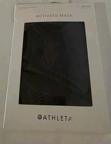 Maschera Athleta Activate donna taglia unica confezione da 2 nuova scatola aperta - Foto 4 di 8