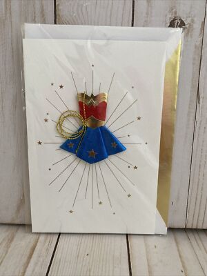 Wonder Woman Happy Birthday To An Amazing Woman Hallmark Signature Card New DC