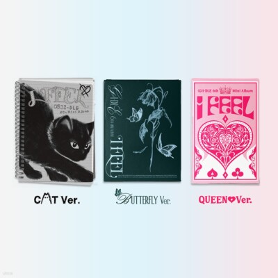 (G)I-DLE アルバムセット フルコンプ G I-DLE 6th Mini Album I feel Butterfly Ver. CD+Book+Card+Polaroid