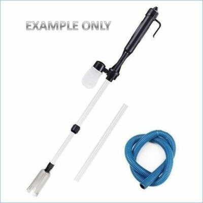 Electronic Battery Powered Aquarium Gravel Cleaner Silent/Fast New(C Cells Bat)