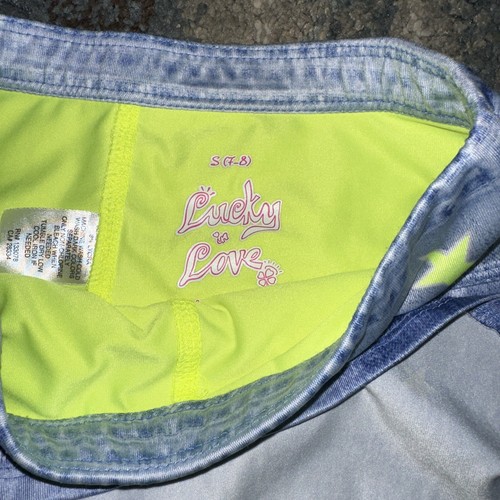 Lucky In Love All Stars Multi-color Girl’s Tennis Pickleball Skirt Sz Small 7/8 - 第 5/5 張圖片