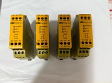 LOT OF (4) Pilz PNOZ X2.1 24VAC/DC 2N/O Safety Relay 24 Vac PREOWNED