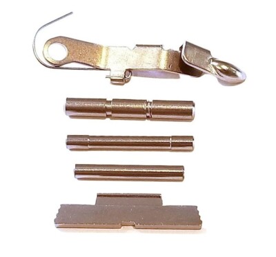 GHOST Chrome Slide Stop Release and Extended Control Kit For GLOCK Gen ...