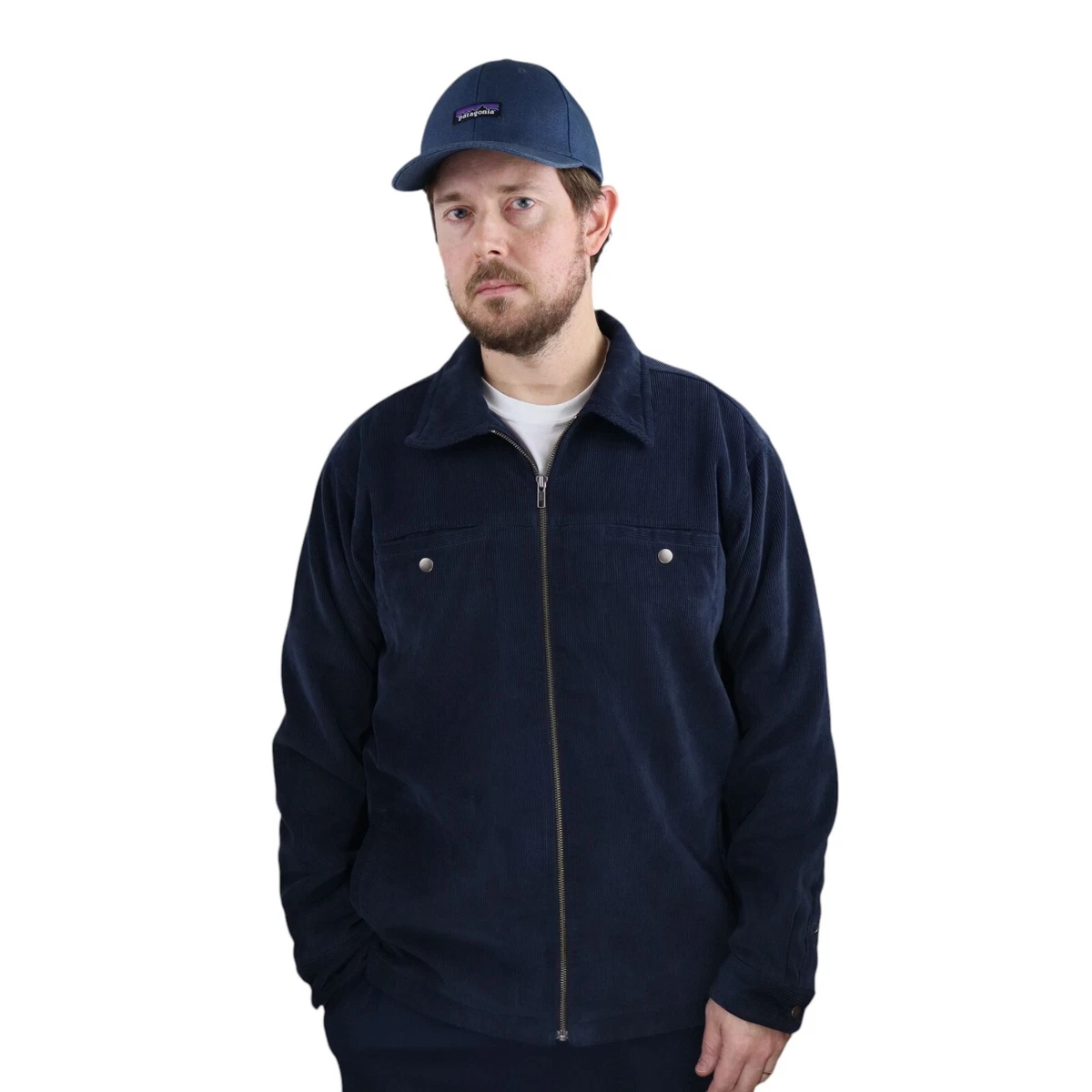 ジャケット・アウター patagonia XL 00s rhythm full-zip shirt Patagonia Y2K Fall Rhythm Orange Organic Striped Full Zip Shirt