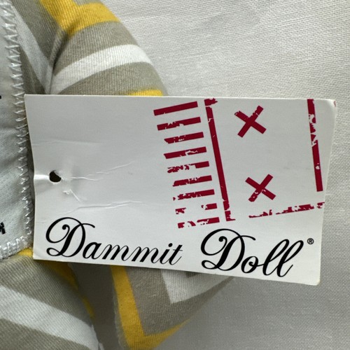 Voodoo Shapes Chevron Pattern Dammit Doll 12" NWT - Picture 4 of 6