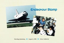 USPS First Day Ceremony Program #2544a $10.75 Endeavour Shuttle 1995 AMERICOVER