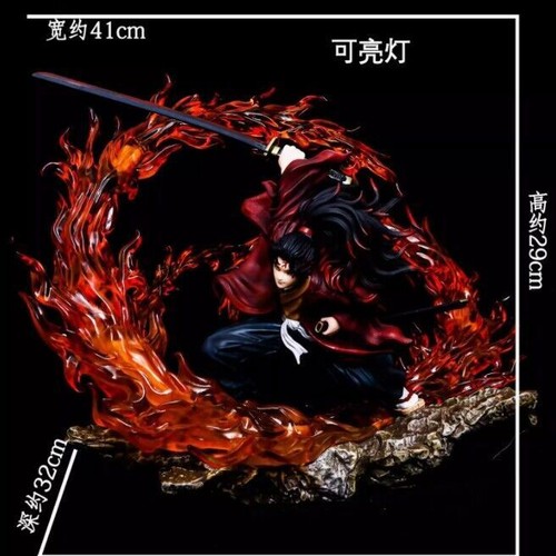 Anime Demon Slayer Tsugikuni Yoriichi Kokushibo Glow Figure Model Statue Stock - Picture 11 of 11