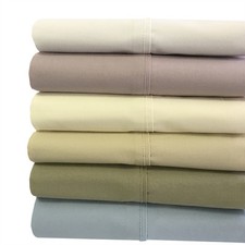 Full 4PC 100 Cotton Soothing and Super Soft Deep Pocket Percale Sheets Set