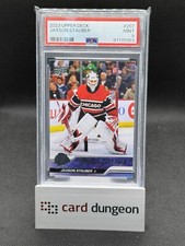 Jaxson Stauber 2023-24 Upper Deck Series 1 Young Gun #207 Grade PSA 9 [50-301]