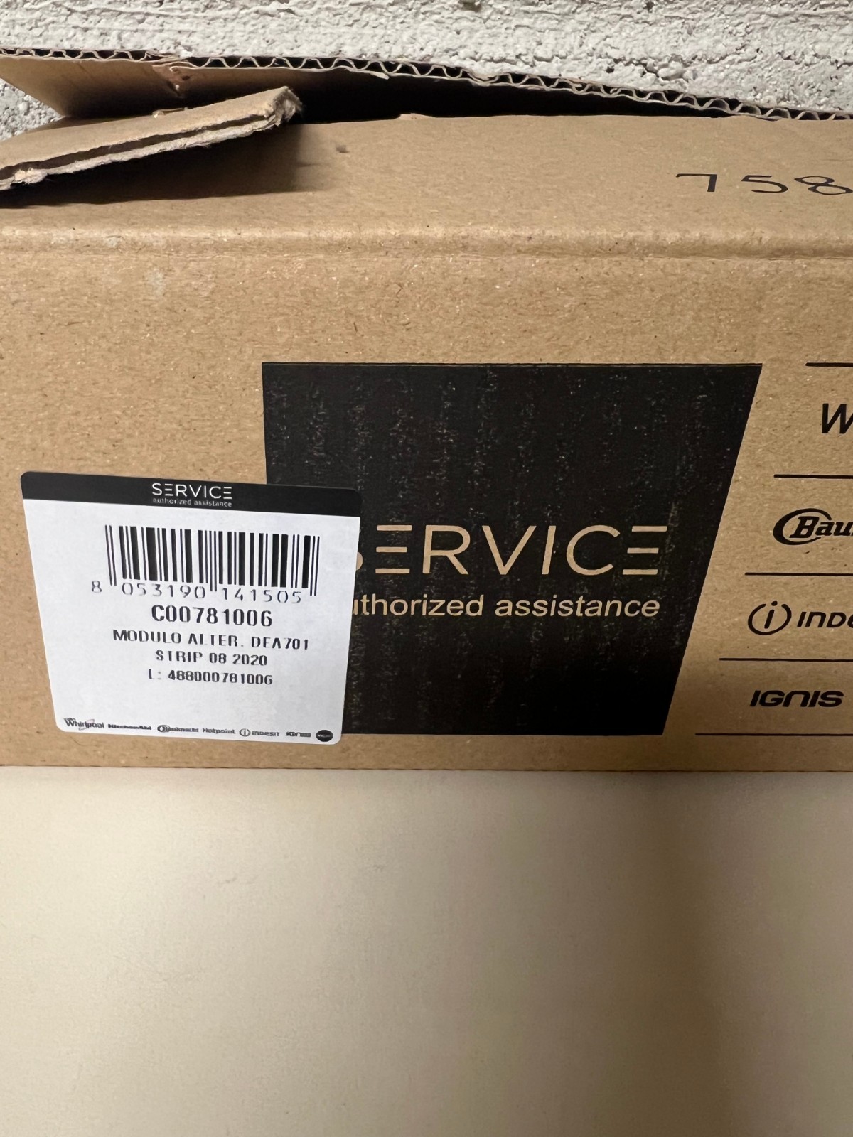 Module de puissance C00781006 pour lave-vaisselle Ariston, Hotpoint et Whirlpool