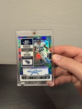 Tyjae Spears 2023 Optic Neon Marble Prizm *On Card* Auto /4 RC SSP Bookend 4/4
