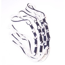 Tzitzits (Set of Four) White with Dark Blue T...
