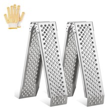 Foldable Aluminum Motorcycle Loading Ramp, 63" L x 8.5" W inches, 1500lbs Loa...