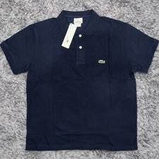 Lacoste Polo da Uomo in Petit Piqué Taglia M - Nero
