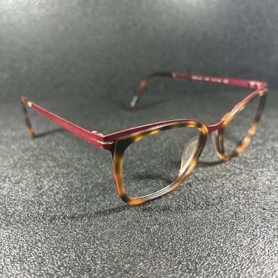 Modo Women s Eyeglasses 4513 Tort Merlot Red Pink Titanium 51-17 140 Authentic