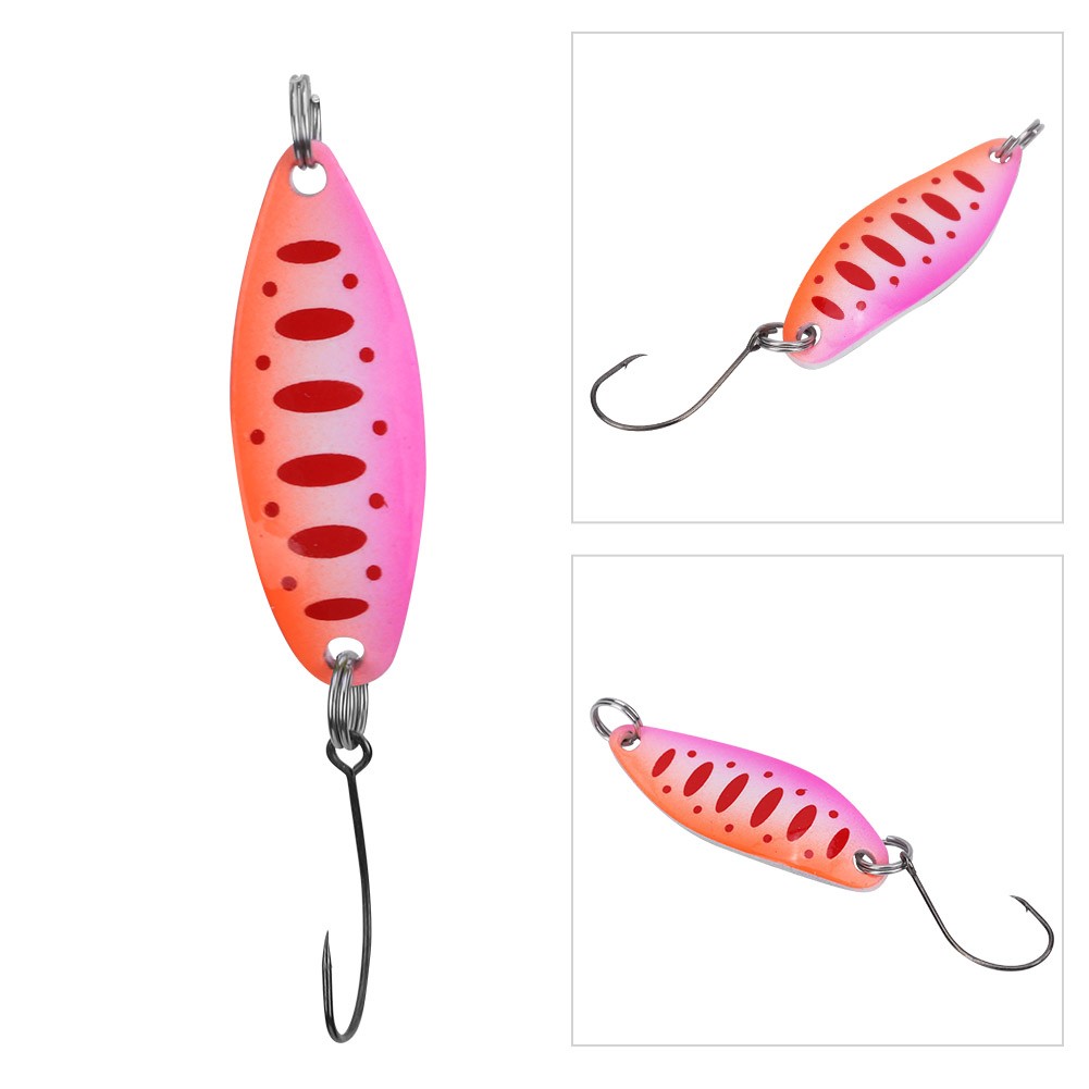 Trout Lures Trout Blinkers For Fishing Trout Lures For Trout3.5g/3.4cm(Orange