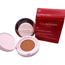 Clarins Everlasting Cushion SPF50 Long Wearing Hydrating Foundation 108 SAND