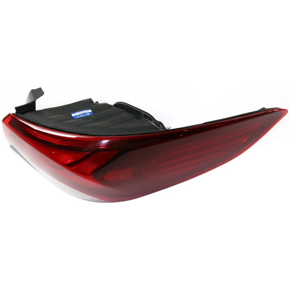 Luz trasera exterior para Hyundai Sonata 2018-2019 lado pasajero con bombillas halógenas Foto 4 de 4