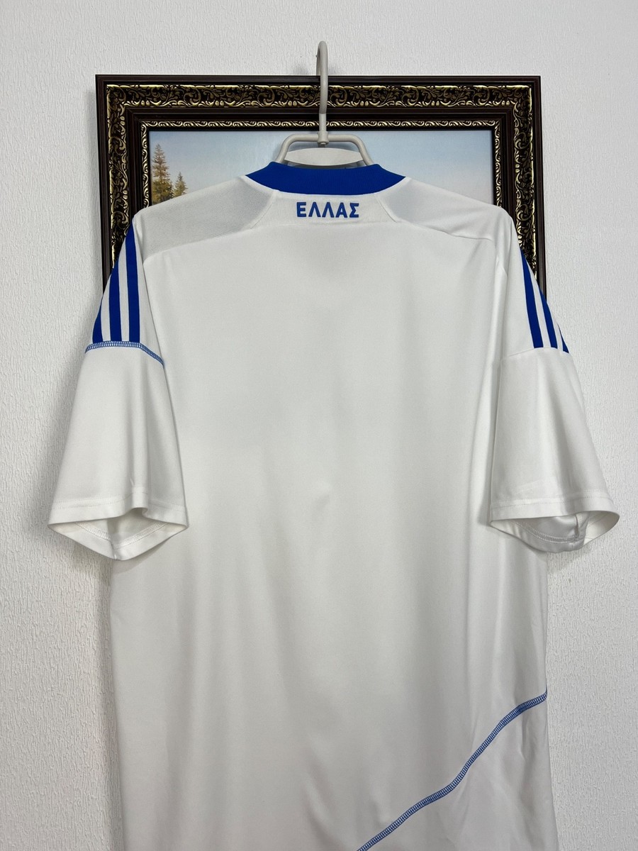 Greece Home football shirt 2010 Soccer Adidas Jersey Mens National