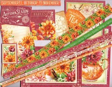 Snippets Graphic45 AUTUMN SEASON 16PC HANDCUT EPHEMERA Double-Sided