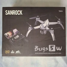 SANROCK Bugs5W GPS Drone with 4K Camera, 5G