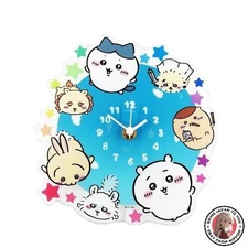 NEW Marimocraft Chiikawa Acrylic Clock &quotFloating from the Sky&quot 004548