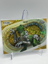 2025 Topps Chrome Disney REX Toy Story Gold Mini-Diamonds Refractor /50