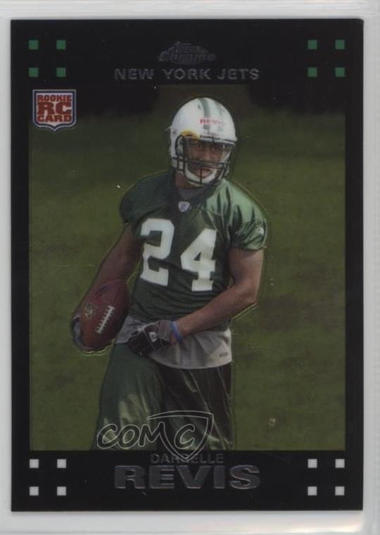 2007 Topps Chrome Darrelle Revis #TC249 Rookie RC HOF 1r2d