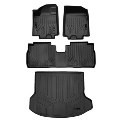 SMARTLINER 2 Row Floor Mats & Cargo Liner Set Black for 2024-2025 Equinox EV