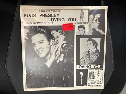 elvis presley lp loving you a gold suit production sealed new