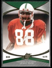2013 SPx Jerry Rice #19 Mississippi Valley State Delta Devils