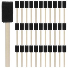 200 Pack 1 inch Foam Paint Brushes Bulk Sponge Paint Brush Foam Brush Set Woo...
