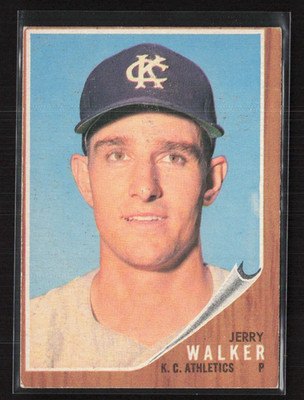 1962 Topps - Jerry Walker #357 Set Break VG/EX Combined Shipping
